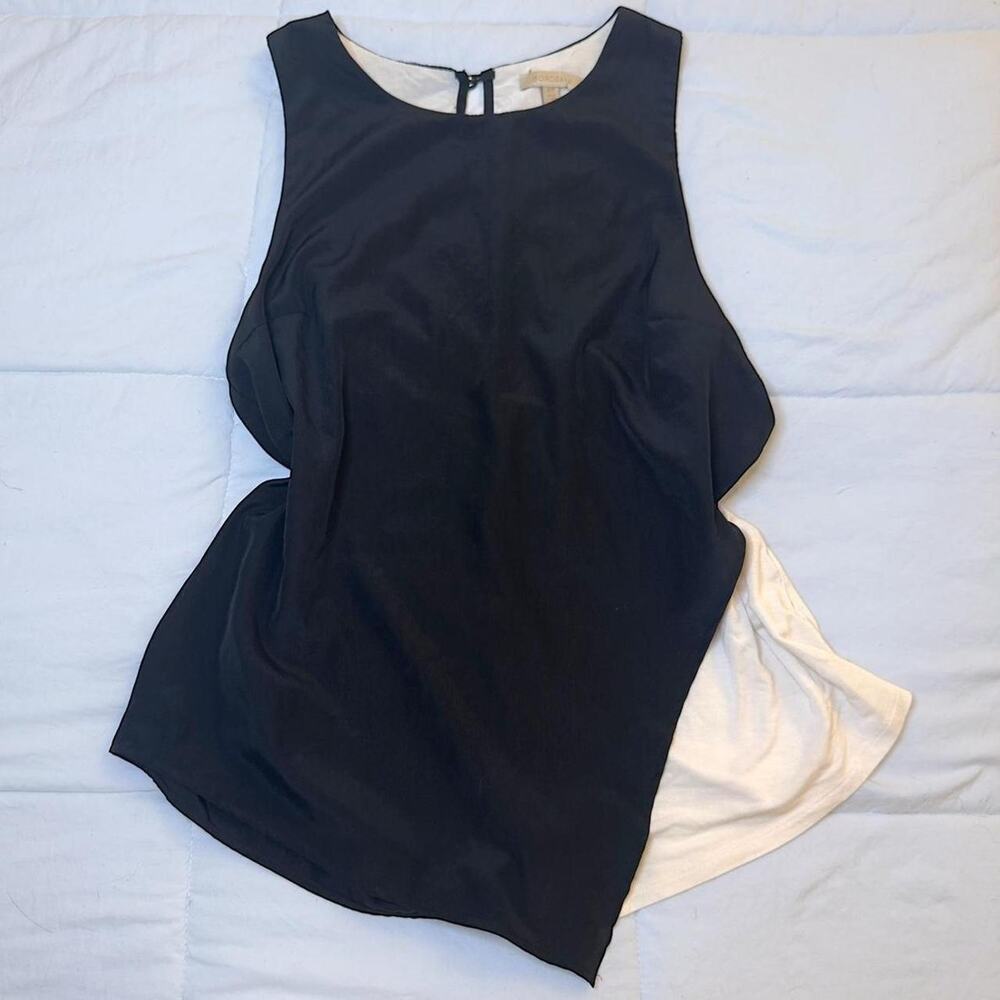 Y2k asymmetrical white‎ and black